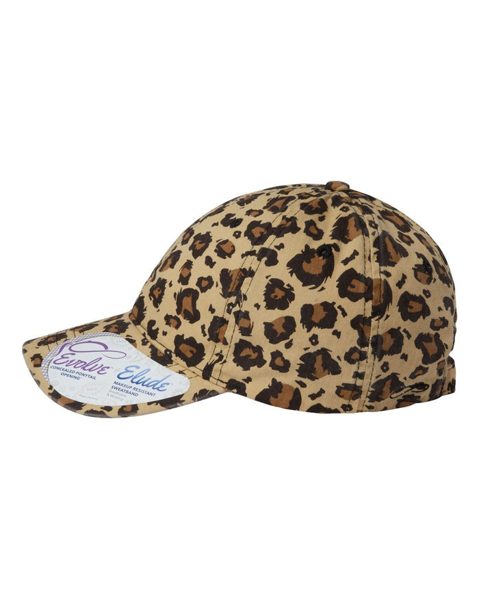 Infinity Her Animal Print Cap – Leopard with Black C21 3D Embroidery - NEW