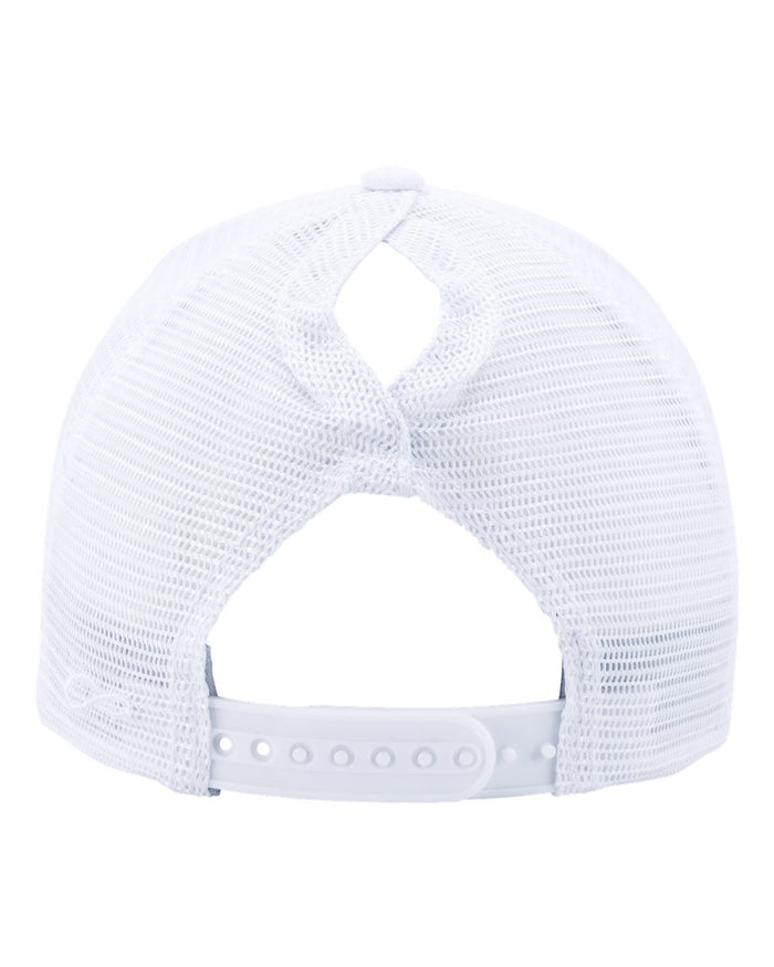 Infinity Her Women’s White Performance Cap - 3D Logo