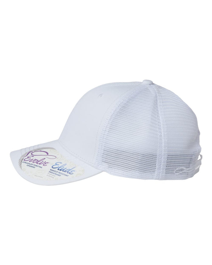 Infinity Her Women’s White Performance Cap - 3D Logo