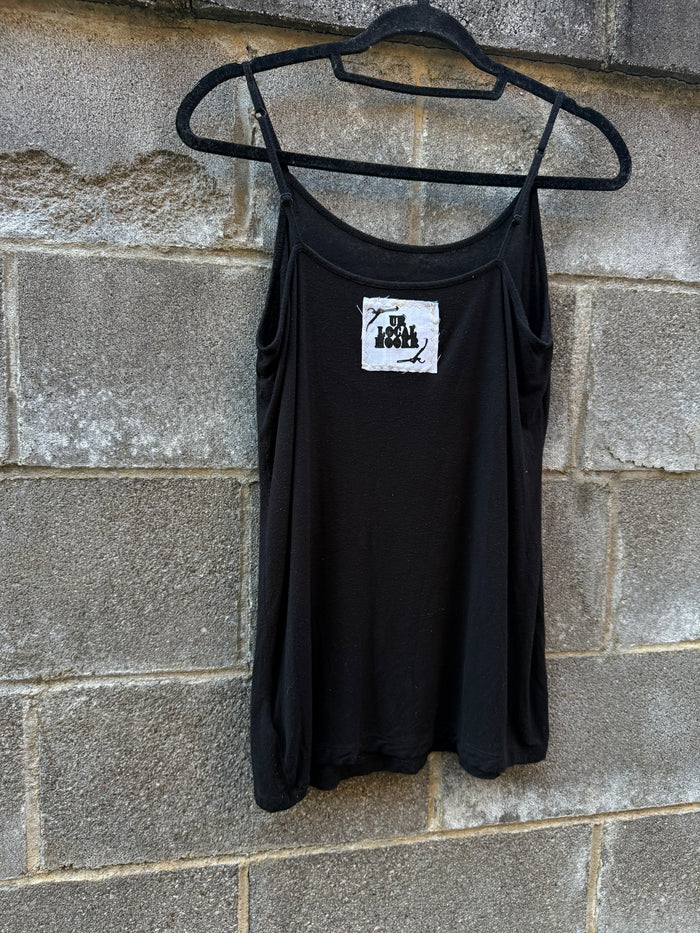 It Has Always Been This Way - Black Tank Top - spaghetti straps