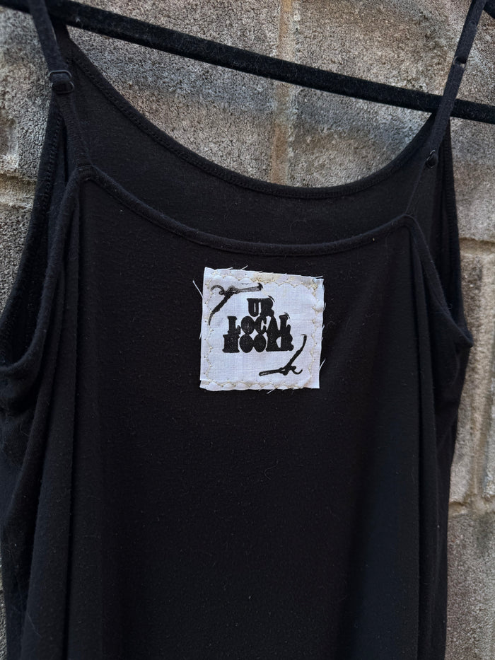 It Has Always Been This Way - Black Tank Top - spaghetti straps