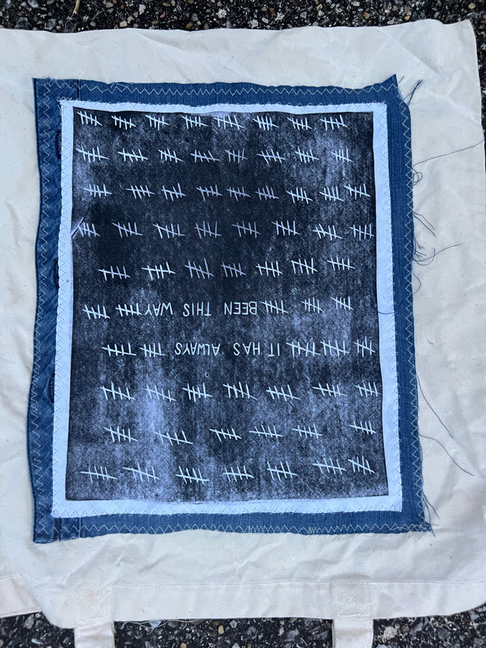 It Has Always Been This Way - Patchwork Canvas Tote Bag
