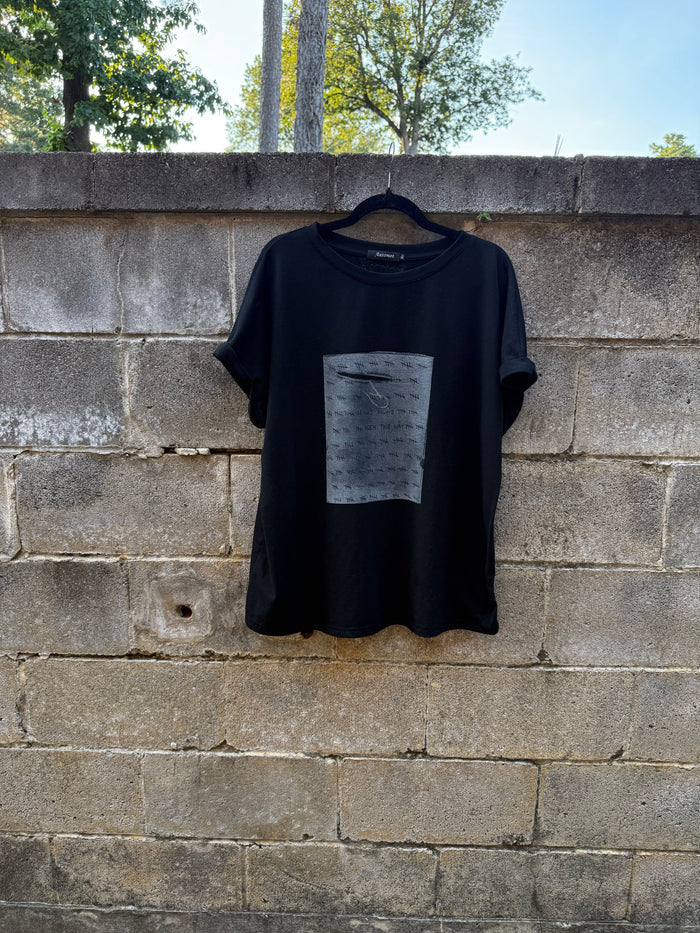 It Has Always Been This Way w/ Needle - Black Tshirt - A