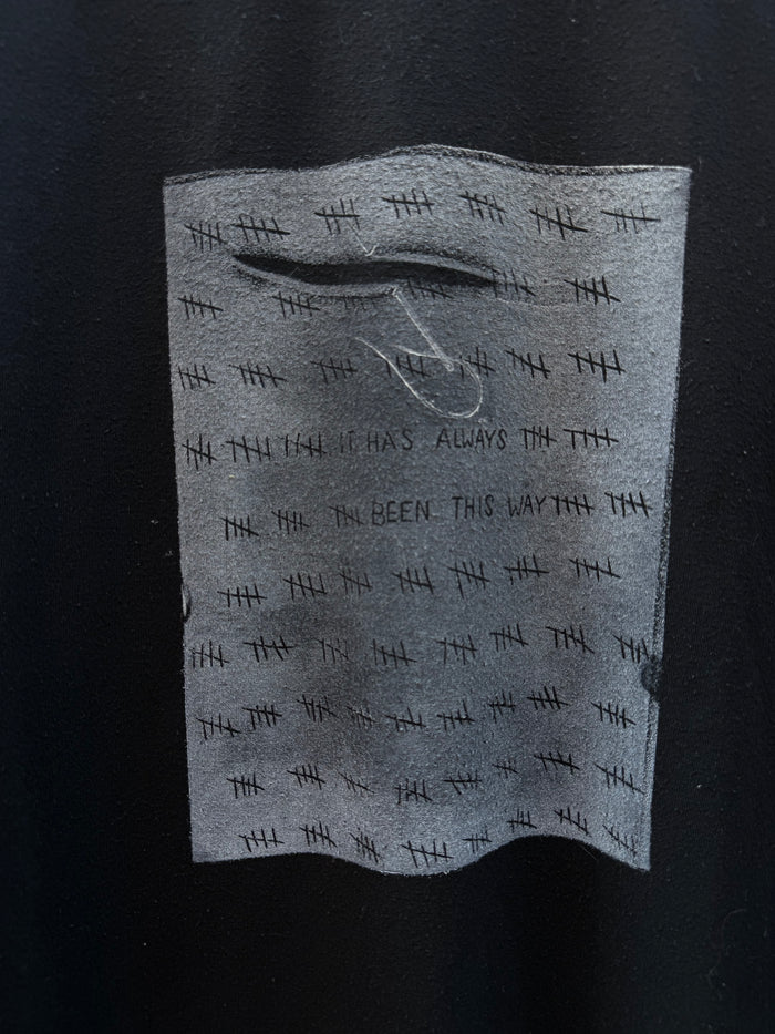 It Has Always Been This Way w/ Needle - Black Tshirt - A