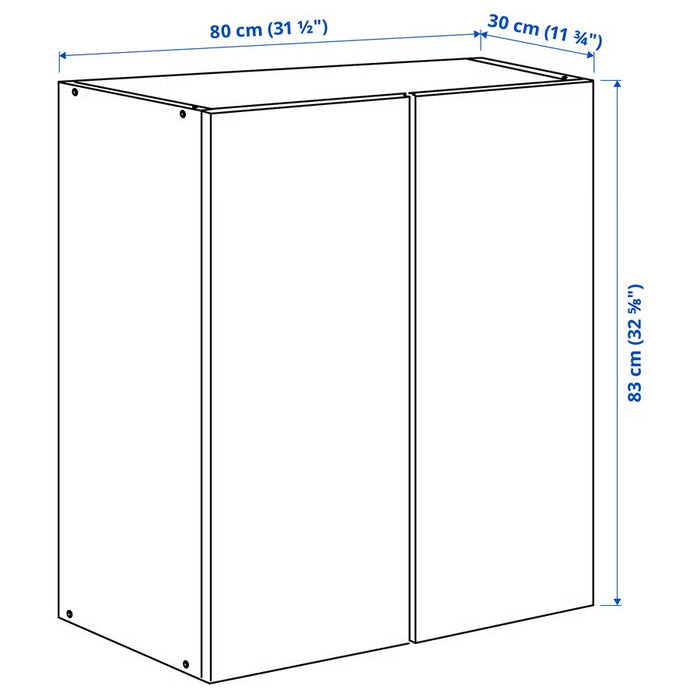 IVAR Cabinet, Pine, 80x30x83cm