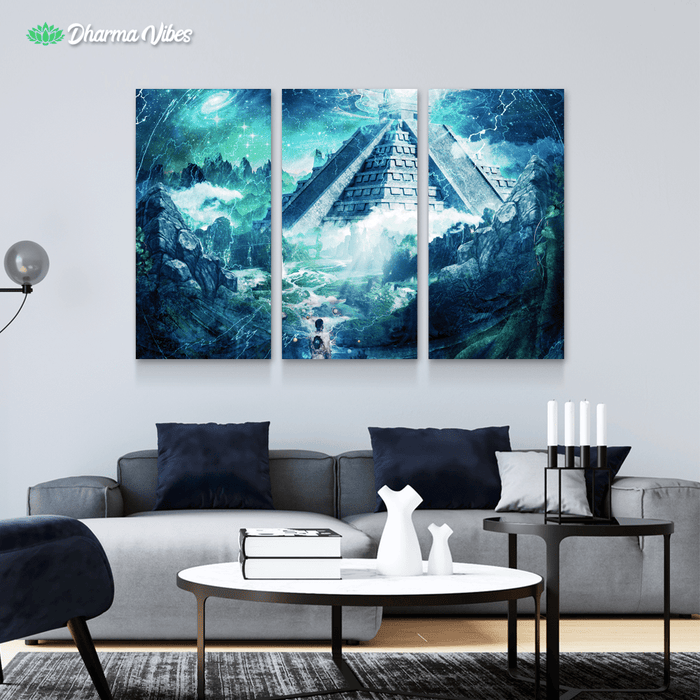 Journey Through a Dream by Cameron Gray 3-Piece Canvas