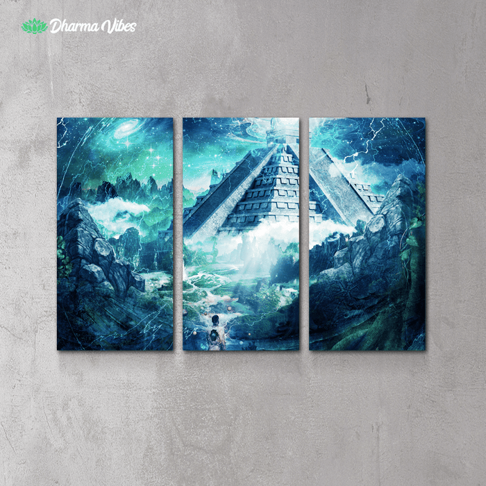 Journey Through a Dream by Cameron Gray 3-Piece Canvas