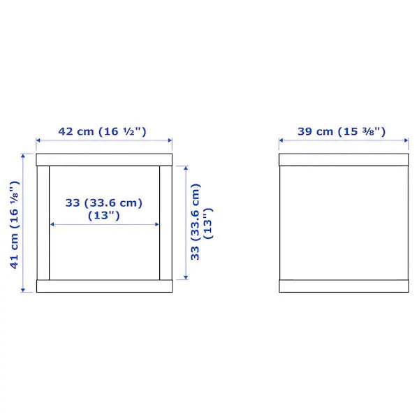 KALLAX 1x1, 42x42cm, White