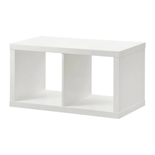 KALLAX 1x2, 77x42cm, White