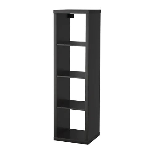 KALLAX 1x4, 42x147cm, Black-brown