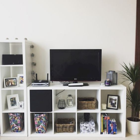 KALLAX 1x4, White, 42x147cm