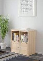 KALLAX 2x2, 77x77cm, White stained oak effect