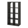 KALLAX 2x4, 77x147cm, Black-brown