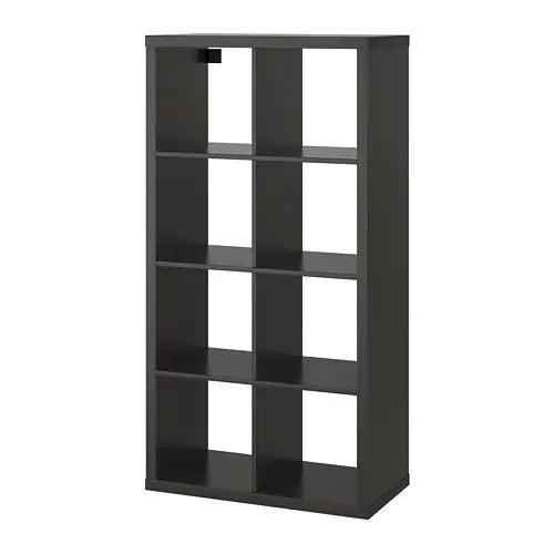 KALLAX 2x4, 77x147cm, Black-brown