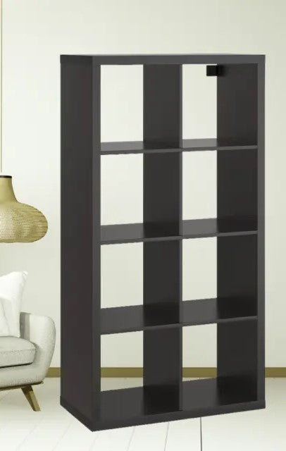 KALLAX 2x4, 77x147cm, Black-brown