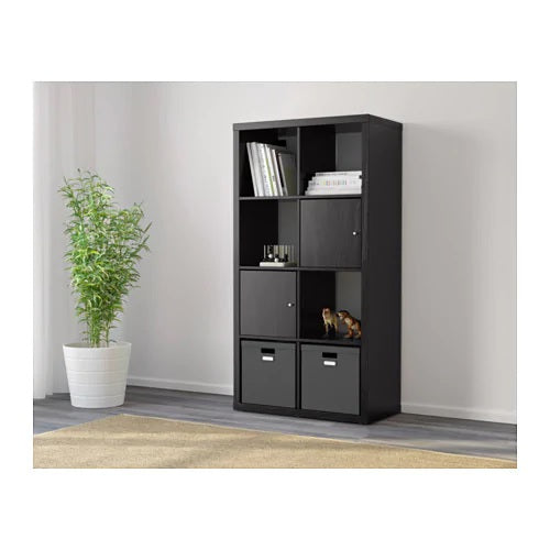 KALLAX 2x4, 77x147cm, Black-brown