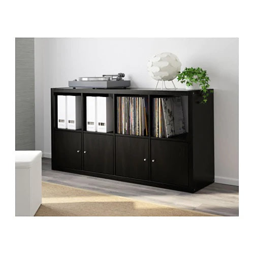 KALLAX 2x4, 77x147cm, Black-brown