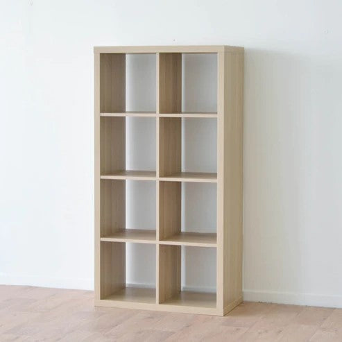 KALLAX 2x4, 77x147cm, White stained oak effect
