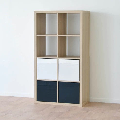 KALLAX 2x4, 77x147cm, White stained oak effect