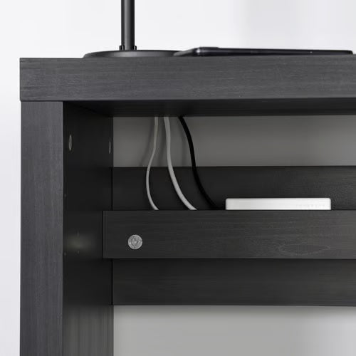 KALLAX Desk, Black-brown, 111x39cm