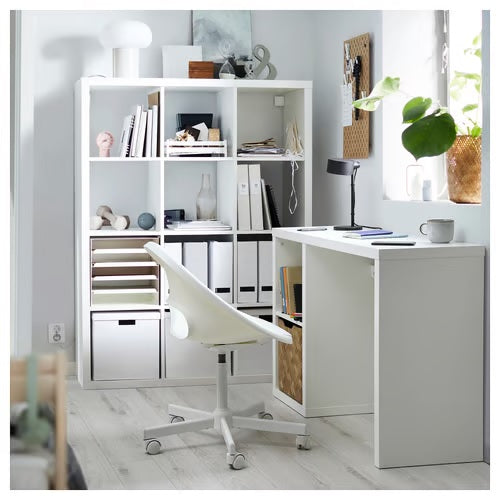 KALLAX Desk, White, 111x39cm