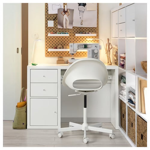 KALLAX Desk, White, 111x39cm