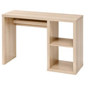KALLAX Desk, White stained oak effect, 111x39cm