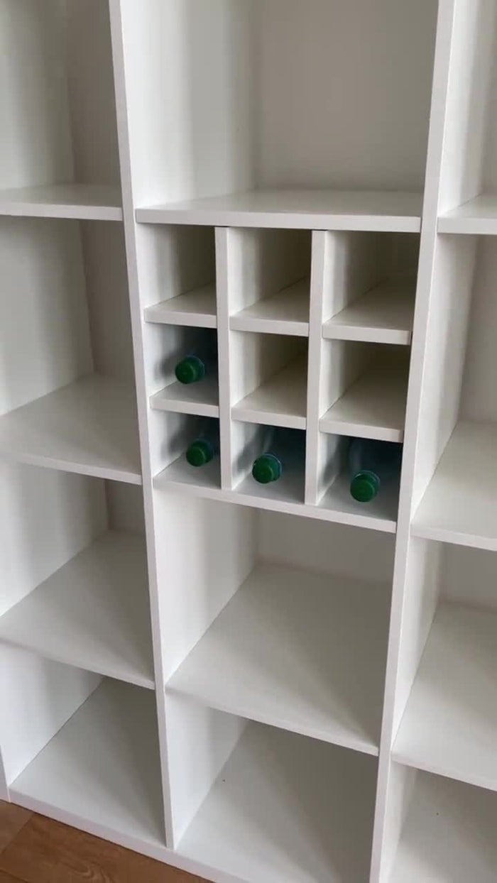 KALLAX Insert for bottles, White, 33X33cm
