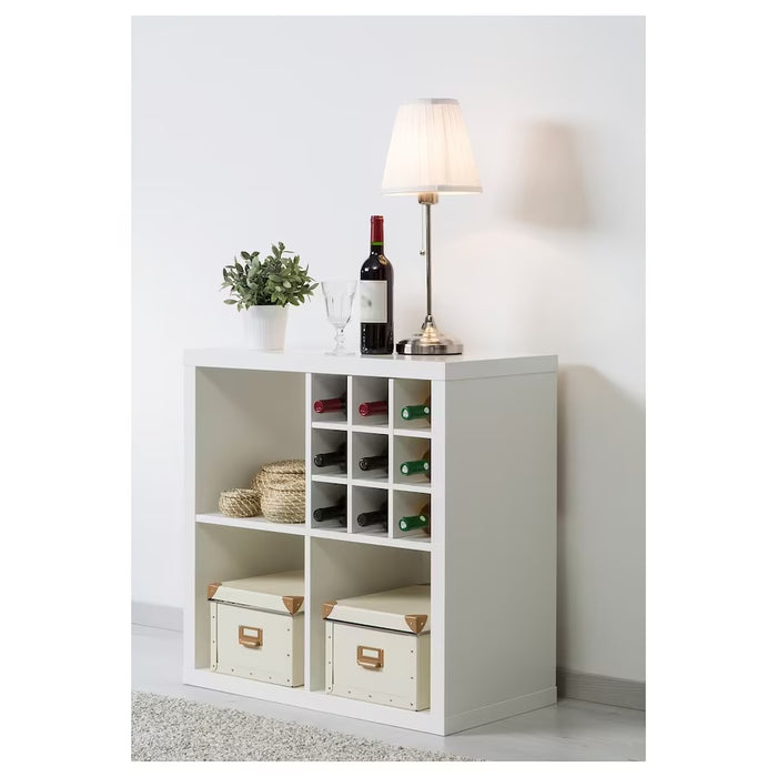 KALLAX Insert for bottles, White, 33X33cm