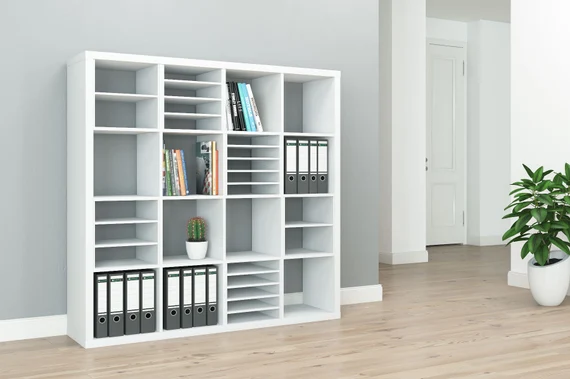KALLAX Insert with 4 shelves, 33x33cm, White