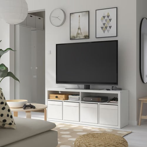 KALLAX TV bench, White, 147x60cm