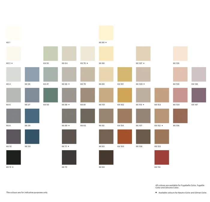 KERAKOLL SILICONE COLOR Chart
 - Silicone Liquid Wax - Stone Doctor Australia