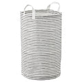 KLUNKA Laundry bag, 60l, White/black