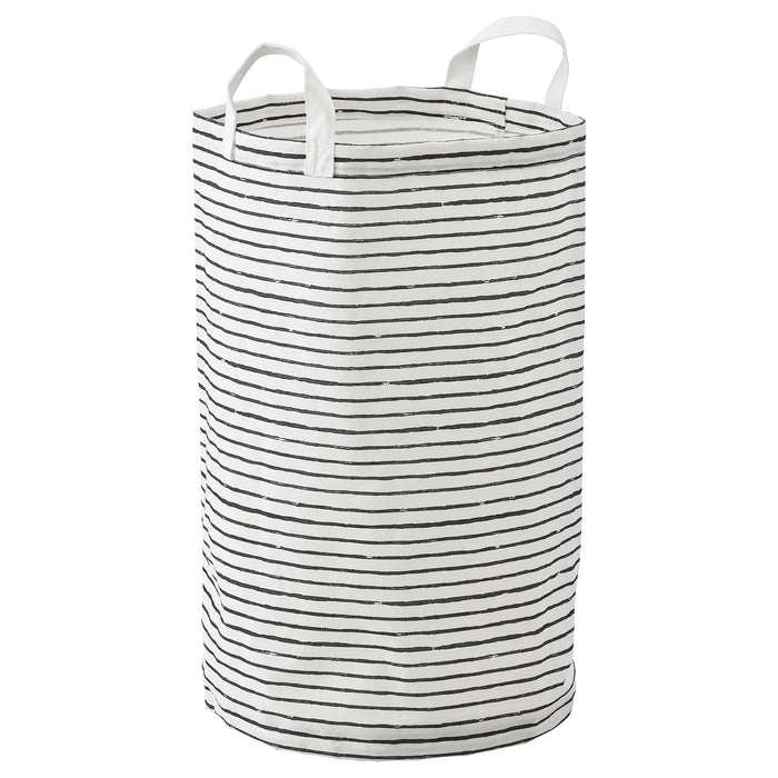 KLUNKA Laundry bag, 60l, White/black