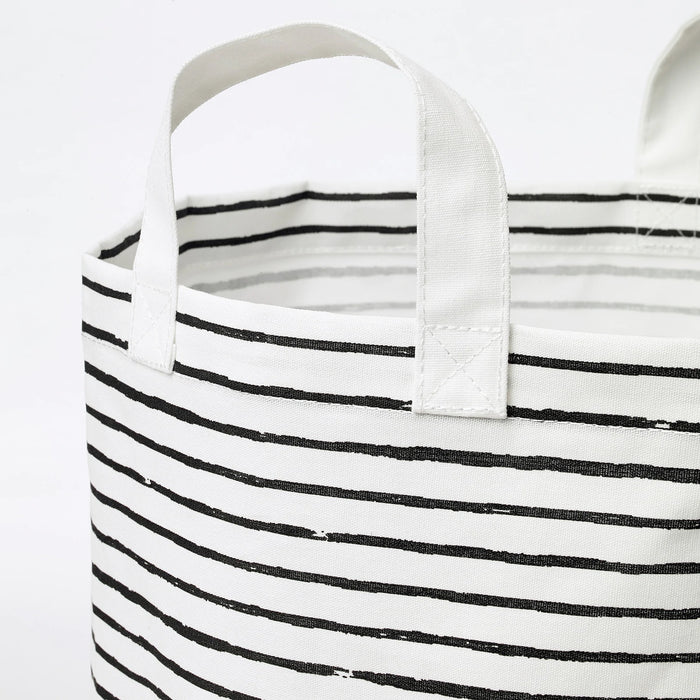 KLUNKA Laundry bag, 60l, White/black