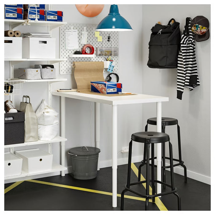 KNODD Bin with lid, Grey, 16l