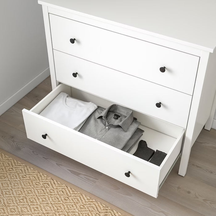 KOPPANG Chest of 3 drawers, White, 90x83cm