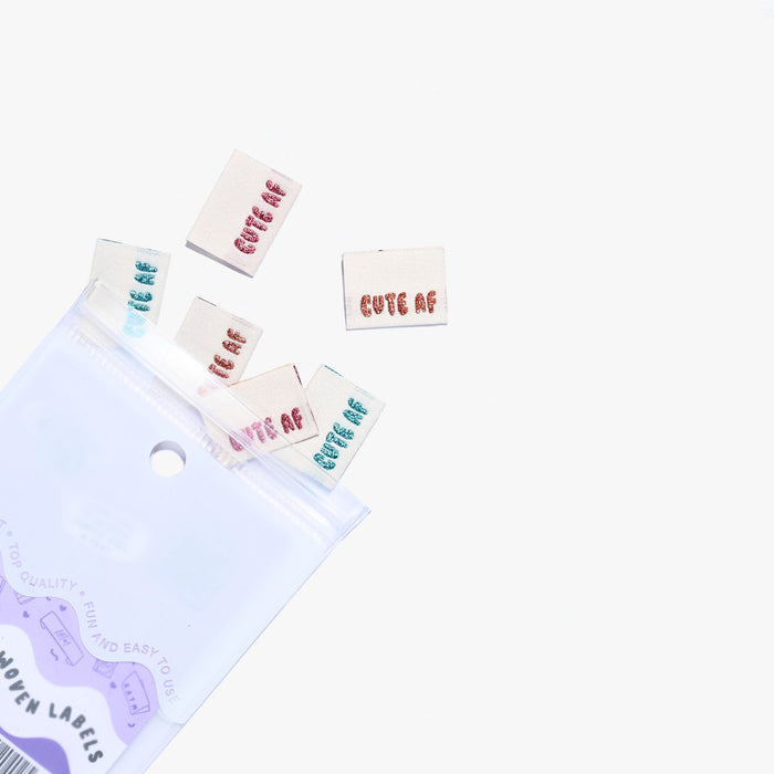 Kylie and the Machine - Woven Labels - "Cute AF"