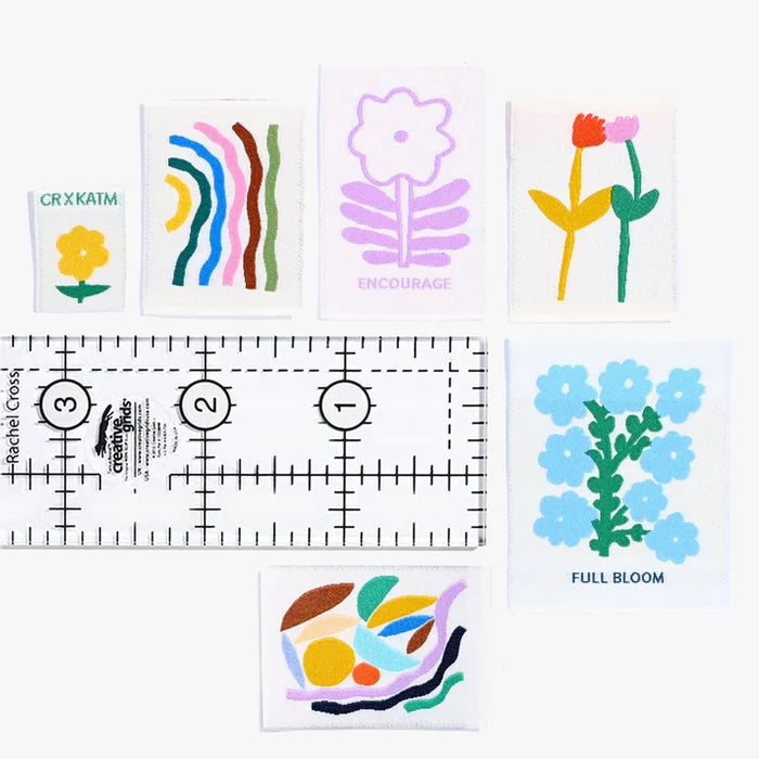 Kylie and the Machine - Woven Labels - FULL BLOOM Claire Ritchie x KATM