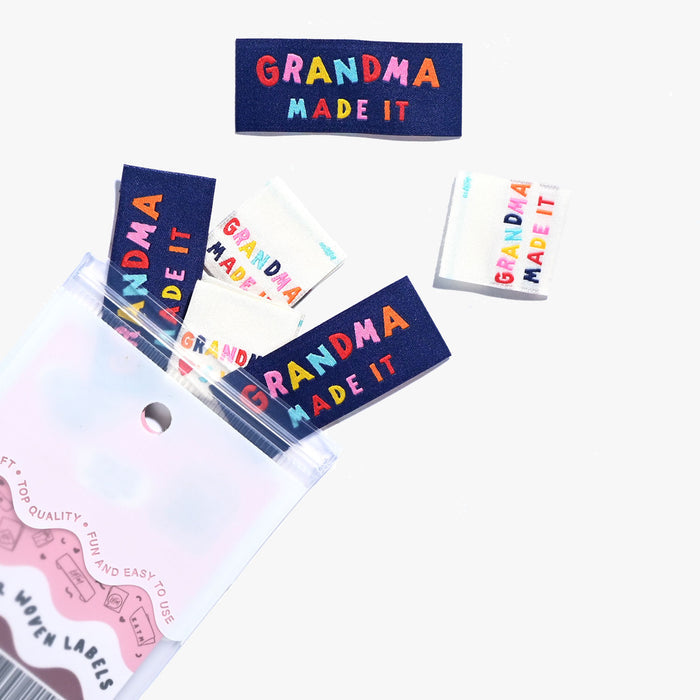 Kylie and the Machine - Woven Labels - "Grandma Made It"