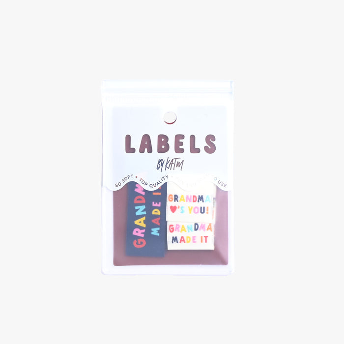 Kylie and the Machine - Woven Labels - "Grandma Made It"