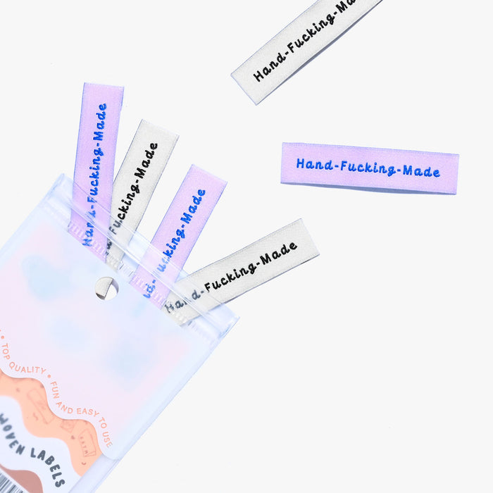 Kylie and the Machine - Woven Labels - "Hand F*cking Made"