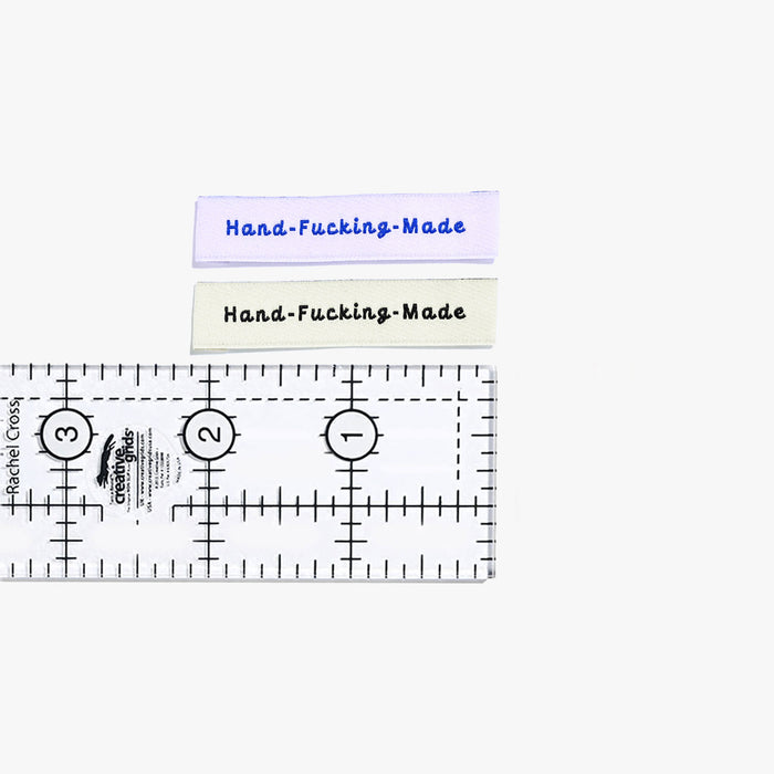Kylie and the Machine - Woven Labels - "Hand F*cking Made"