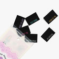 Kylie and the Machine - Woven Labels - Metallic Side Seam - Black