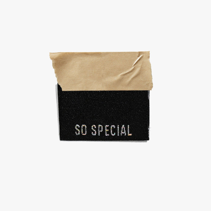 Kylie and the Machine - Woven Labels - Metallic Side Seam - Black