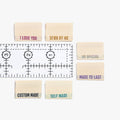 Kylie and the Machine - Woven Labels - Metallic Side Seam - Cream