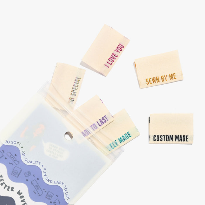 Kylie and the Machine - Woven Labels - Metallic Side Seam - Cream