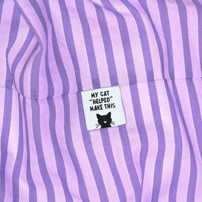 Kylie and the Machine - Woven Labels - "My Cat 'Helped' Make This"