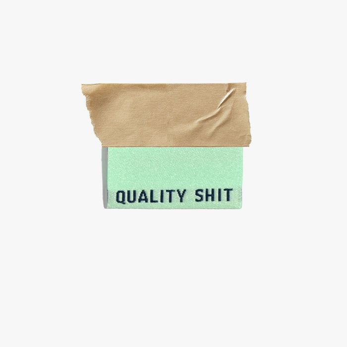 Kylie and the Machine - Woven Labels - "Quality Sh*t" (Pastel)