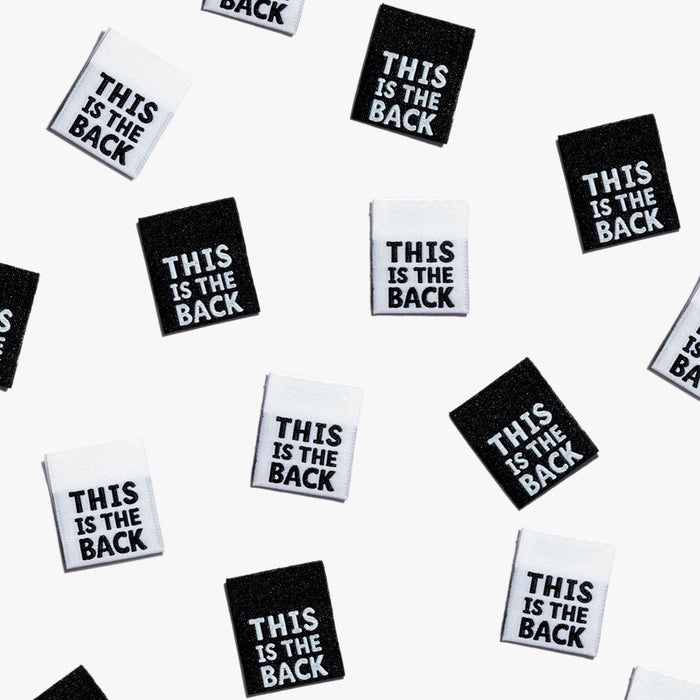 Kylie and the Machine - Woven Labels - "This is the Back"